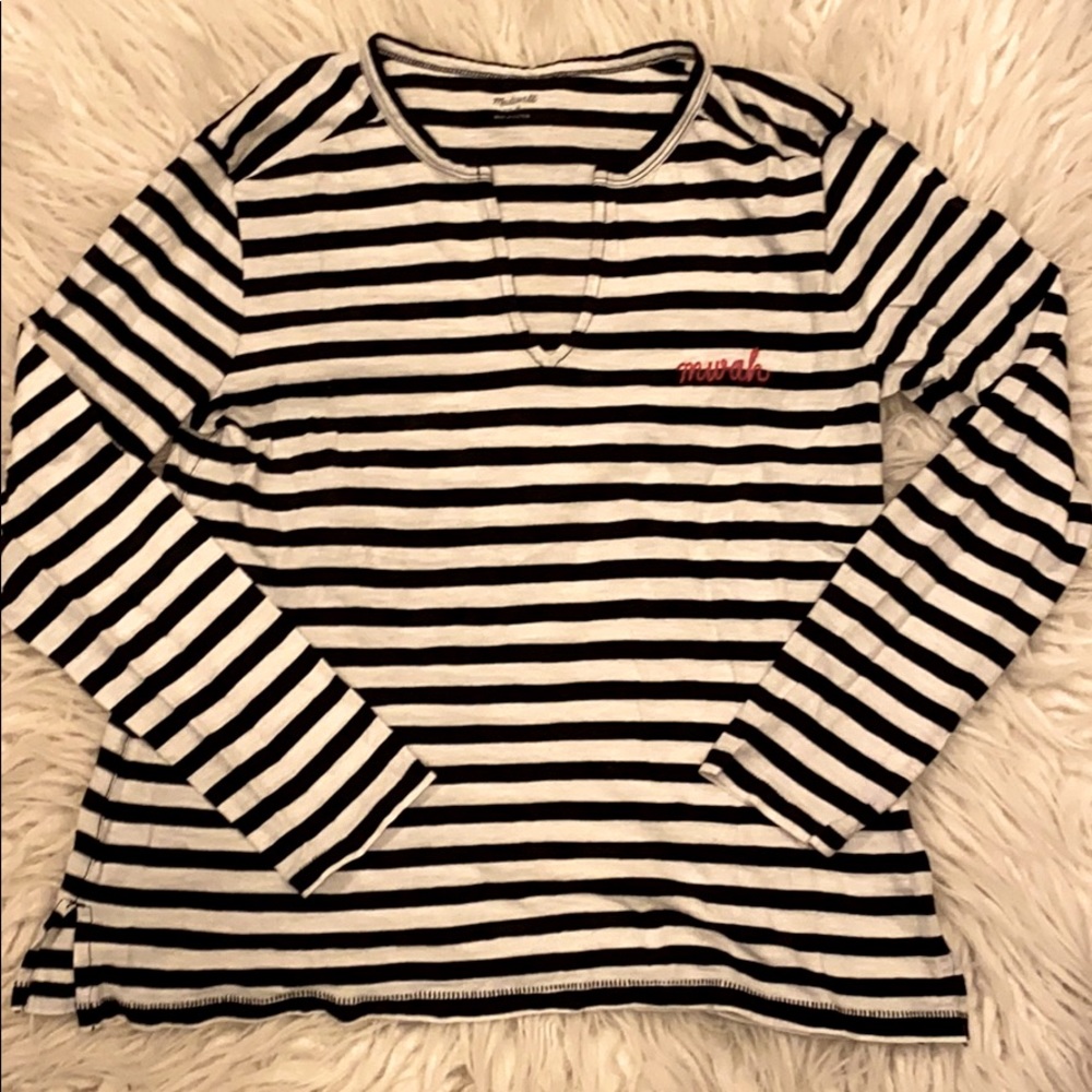 Madewell striped long sleeve